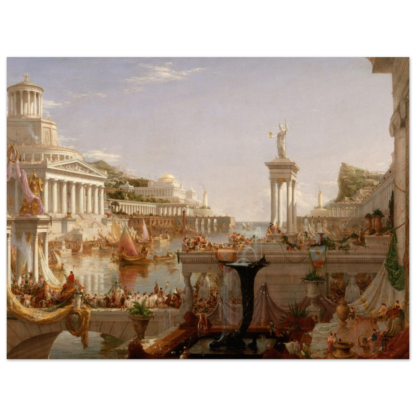 The Course of Empire The Consummation by Cole Thomas 3/5 - Print Material - Master's Gaze