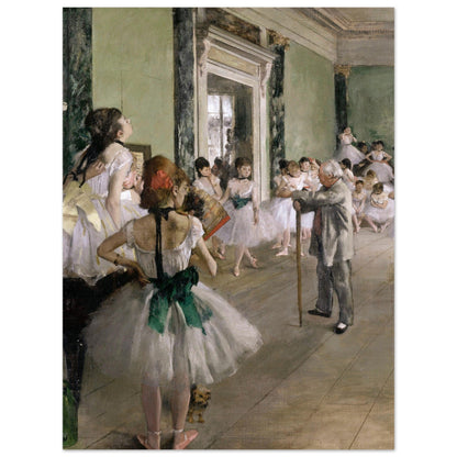 The Dance Class (1874) by Edgar Degas - Print Material - Master's Gaze