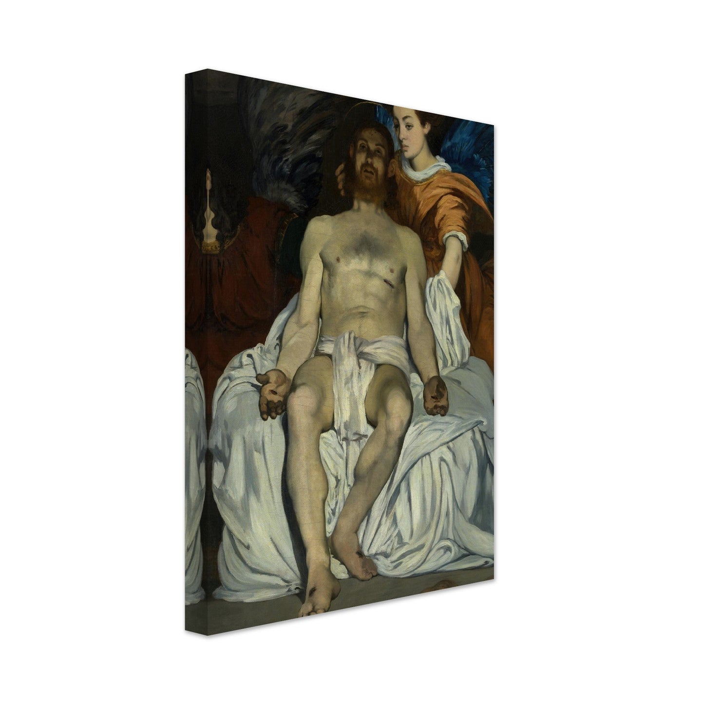 The Dead Christ with Angels (1864) by Édouard Manet - Print Material - Master's Gaze