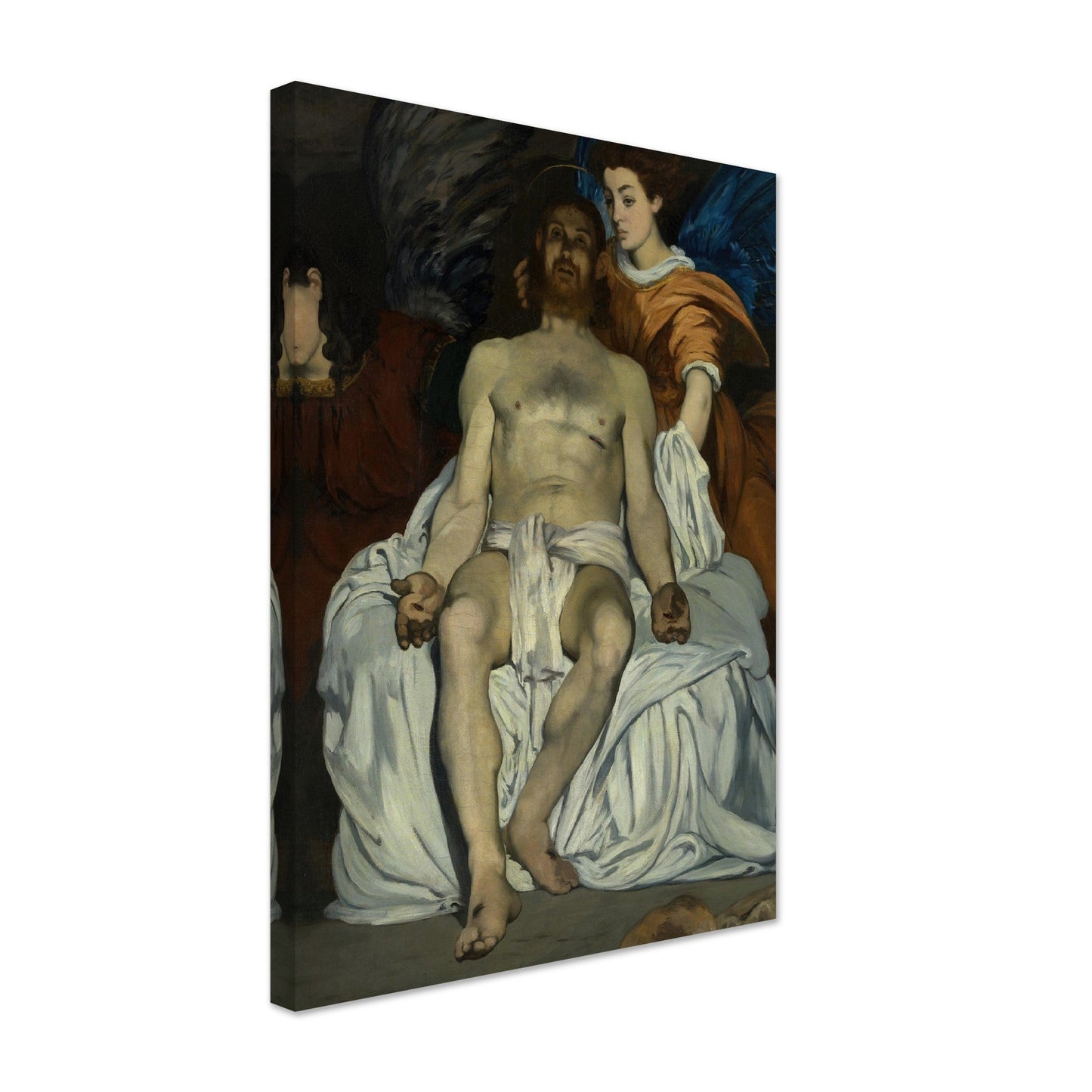 The Dead Christ with Angels (1864) by Édouard Manet - Print Material - Master's Gaze