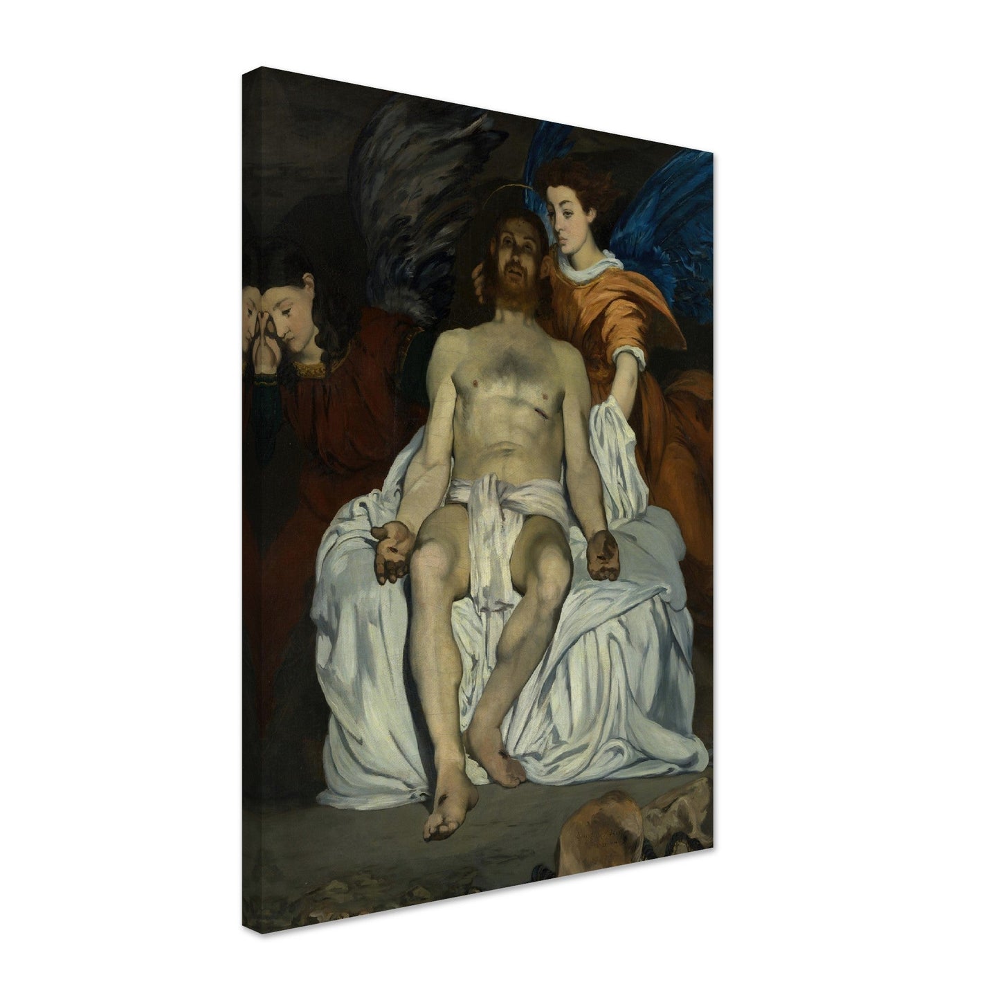 The Dead Christ with Angels (1864) by Édouard Manet - Print Material - Master's Gaze