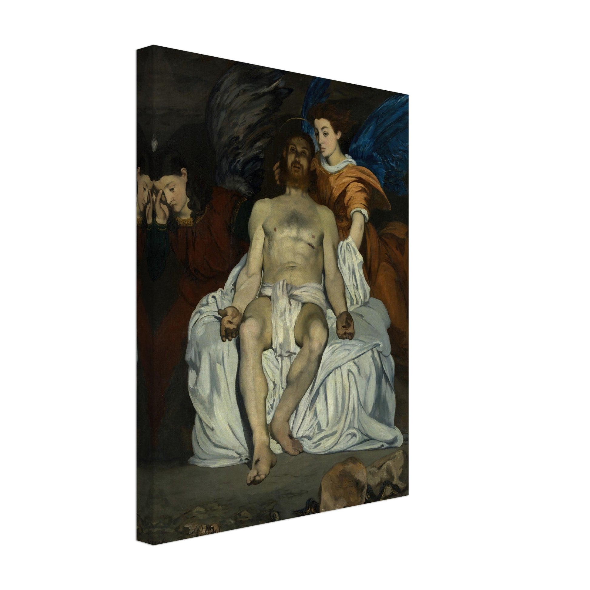 The Dead Christ with Angels (1864) by Édouard Manet - Print Material - Master's Gaze