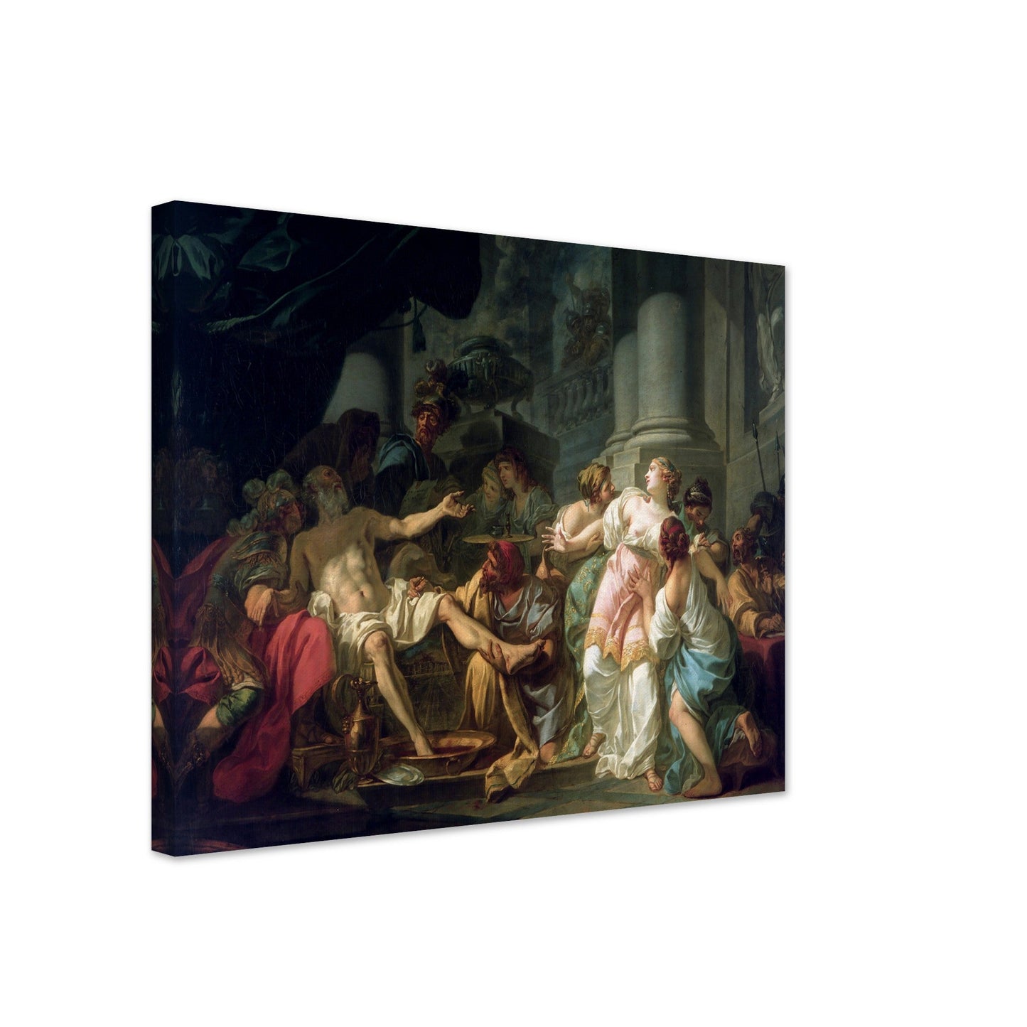 The Death Of Seneca (1773) by Jacques Louis David - Print Material - Master's Gaze