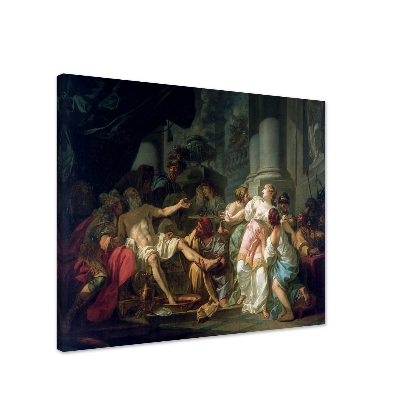 The Death Of Seneca (1773) by Jacques Louis David - Print Material - Master's Gaze