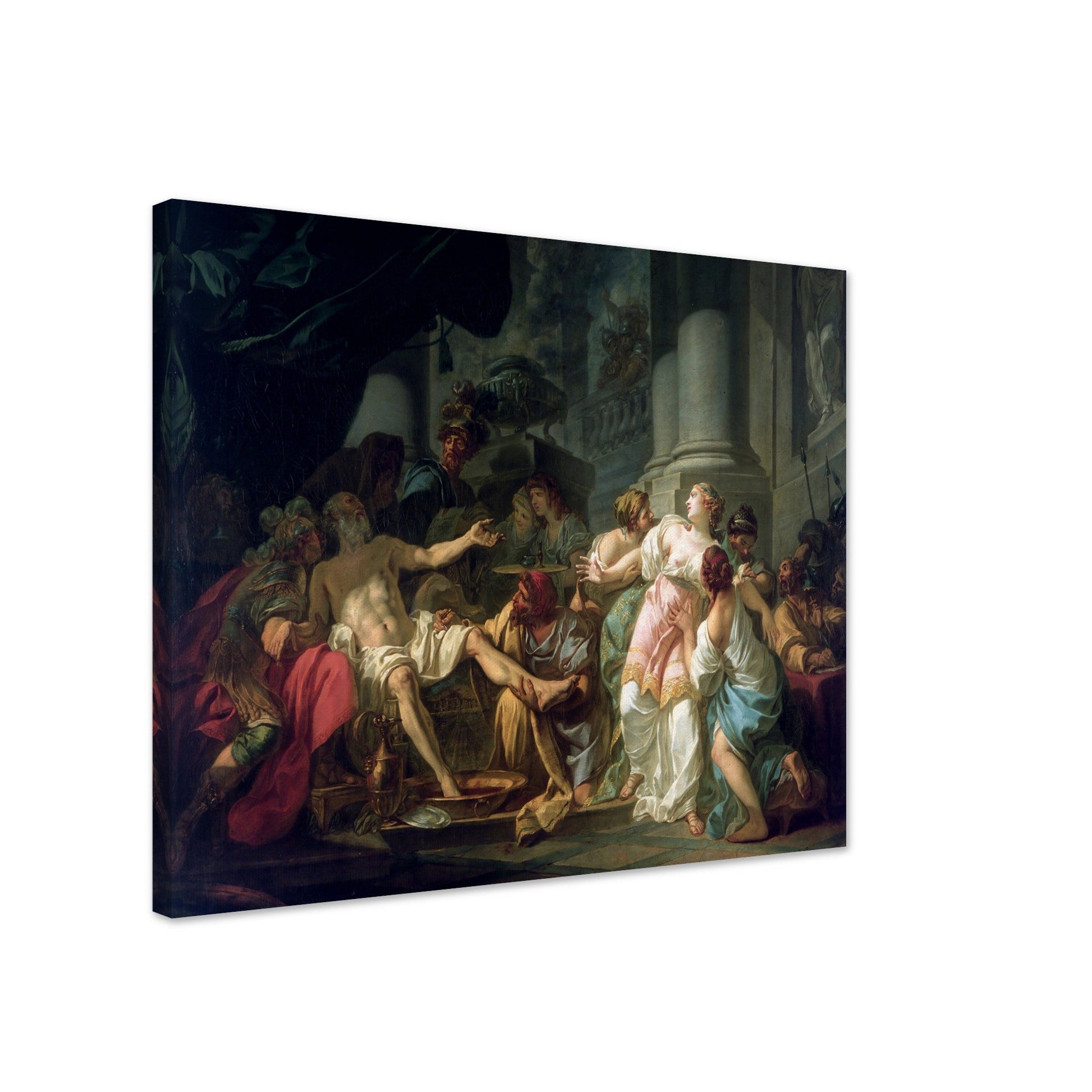 The Death Of Seneca (1773) by Jacques Louis David - Print Material - Master's Gaze