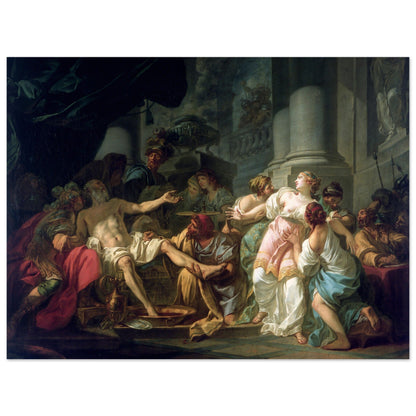 The Death Of Seneca (1773) by Jacques Louis David - Print Material - Master's Gaze