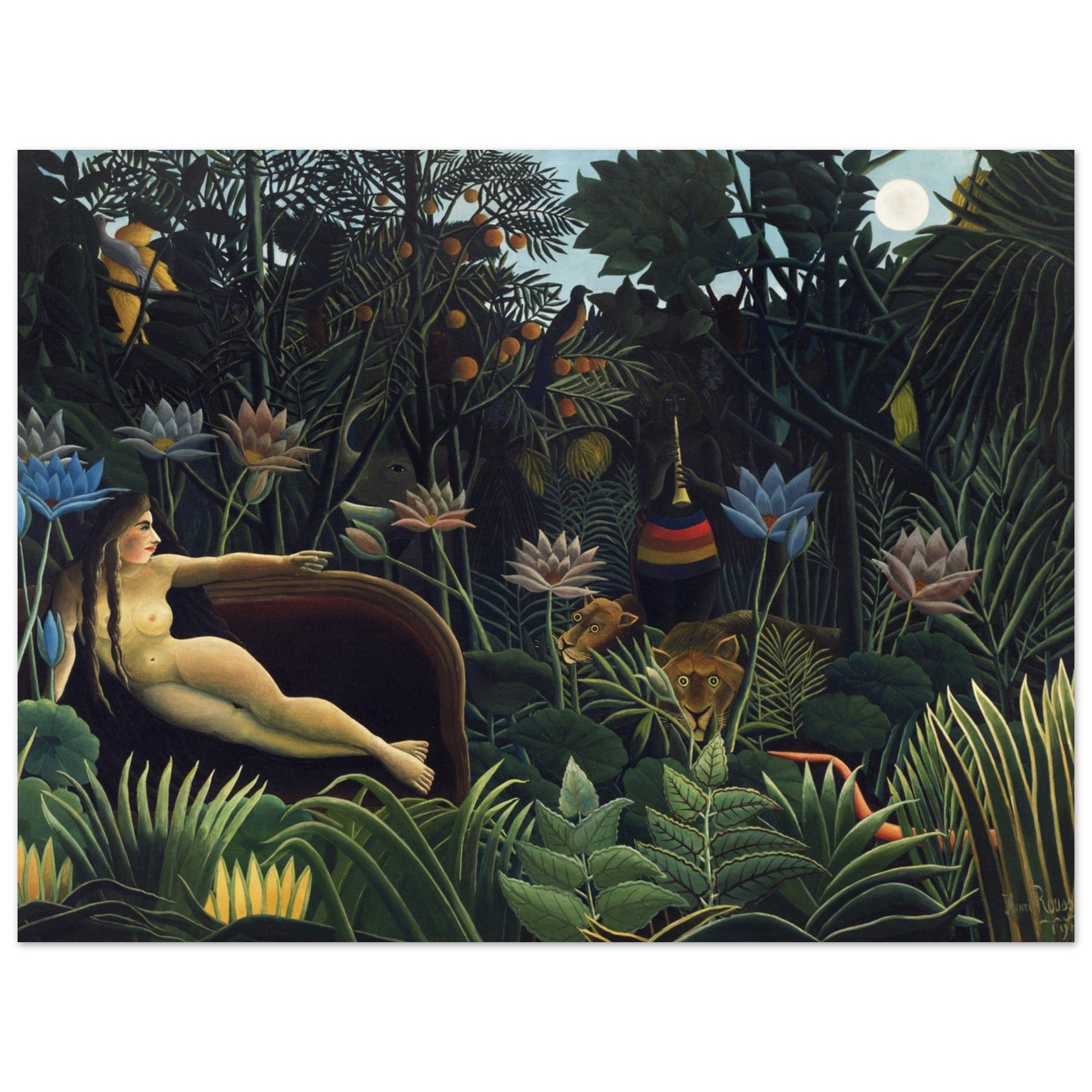 The Dream (1910) by Henri Rousseau - Print Material - Master's Gaze