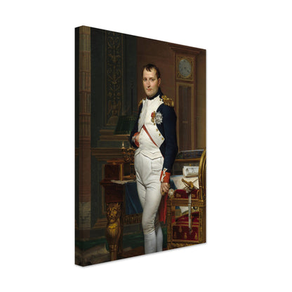 The Emperor Napoleon in His Study at the Tuileries (1812) by Jacques Louis David - Print Material - Master's Gaze