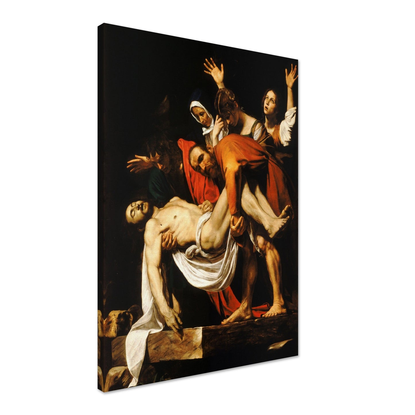 The Entombment of Christ (1602-1604) by Caravaggio - Print Material - Master's Gaze