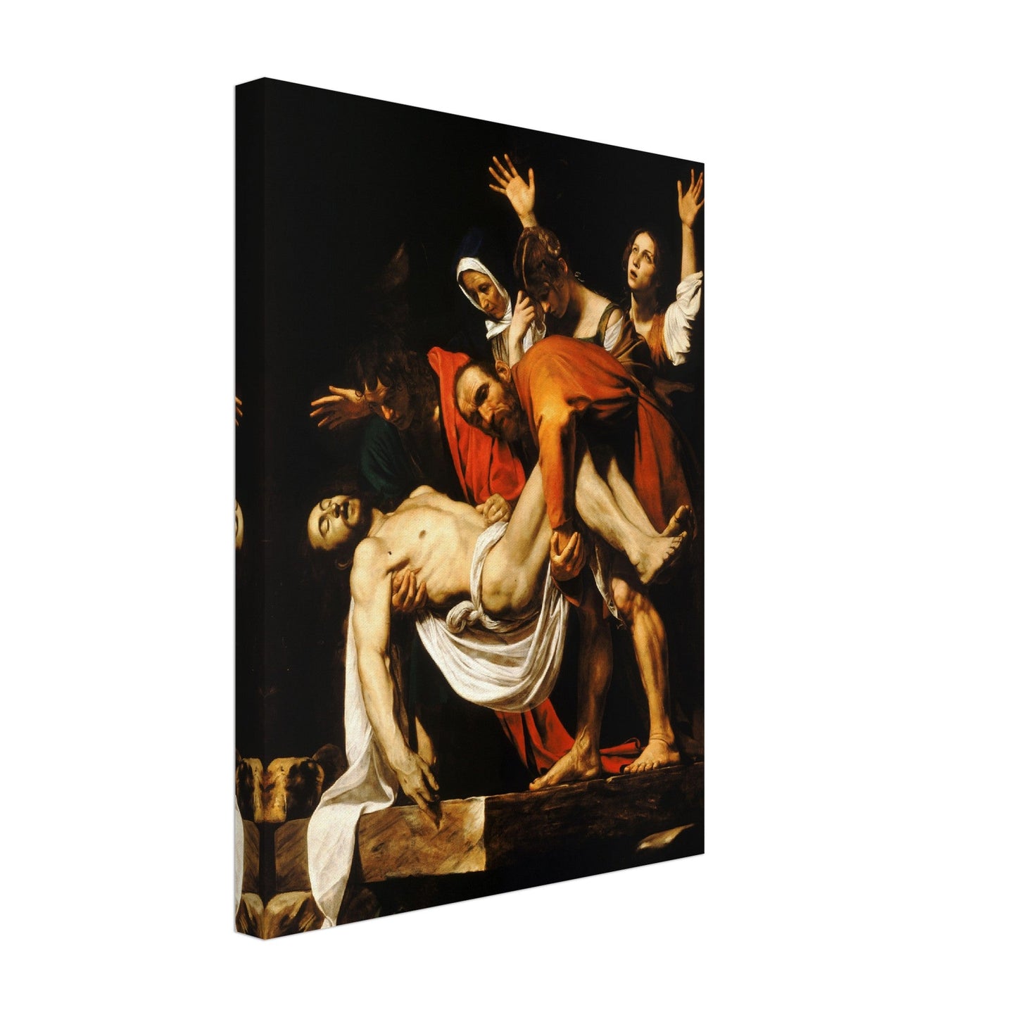 The Entombment of Christ (1602-1604) by Caravaggio - Print Material - Master's Gaze