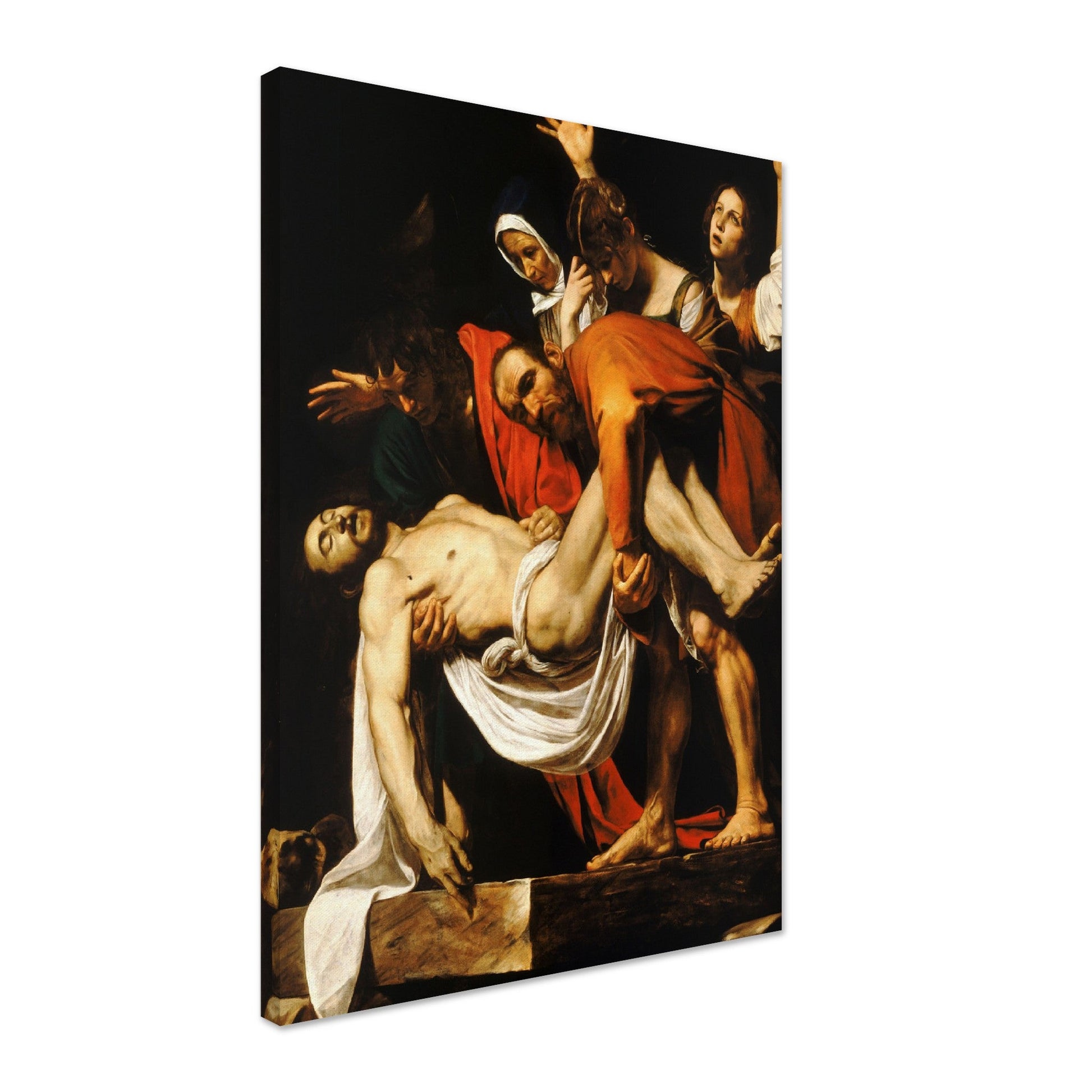 The Entombment of Christ (1602-1604) by Caravaggio - Print Material - Master's Gaze