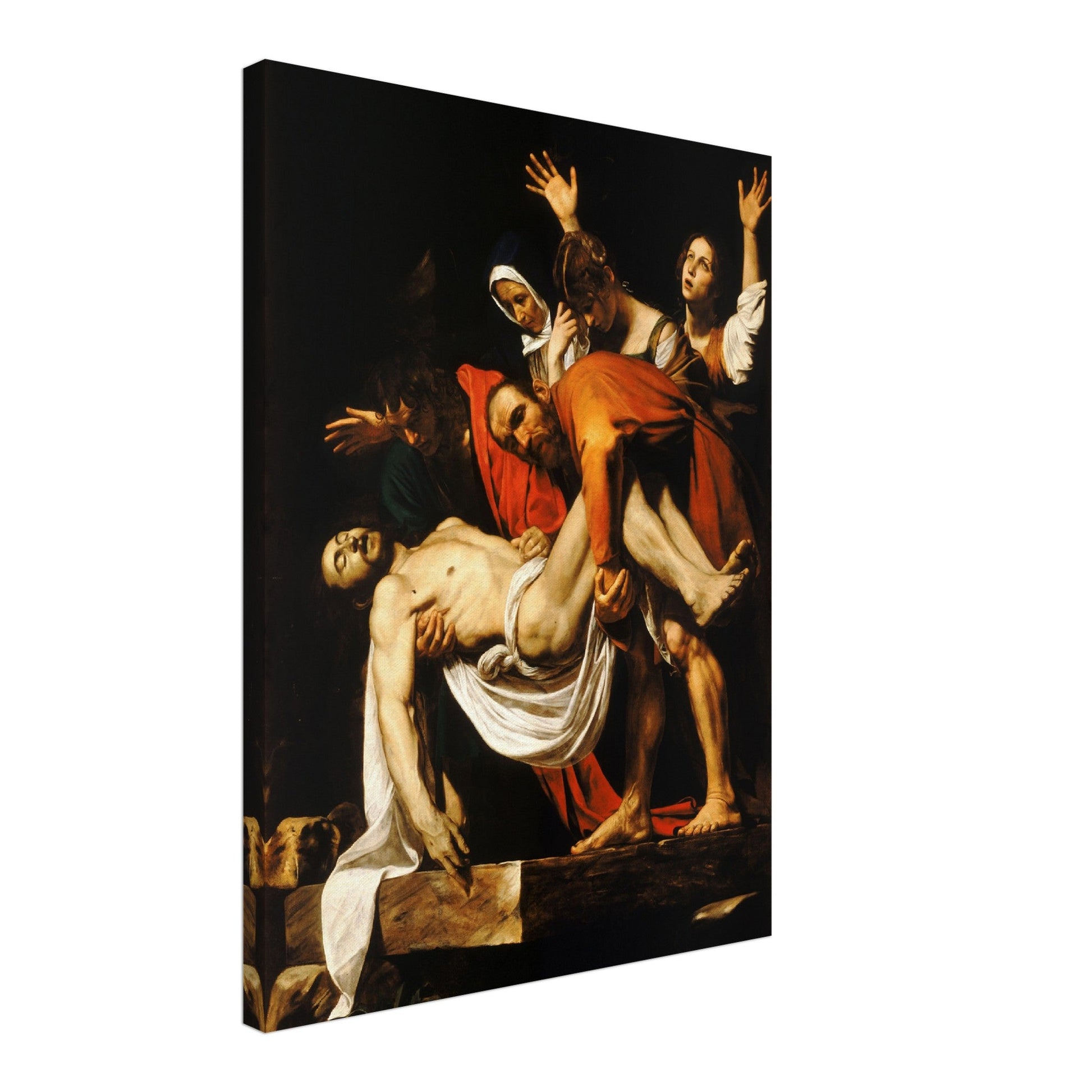 The Entombment of Christ (1602-1604) by Caravaggio - Print Material - Master's Gaze