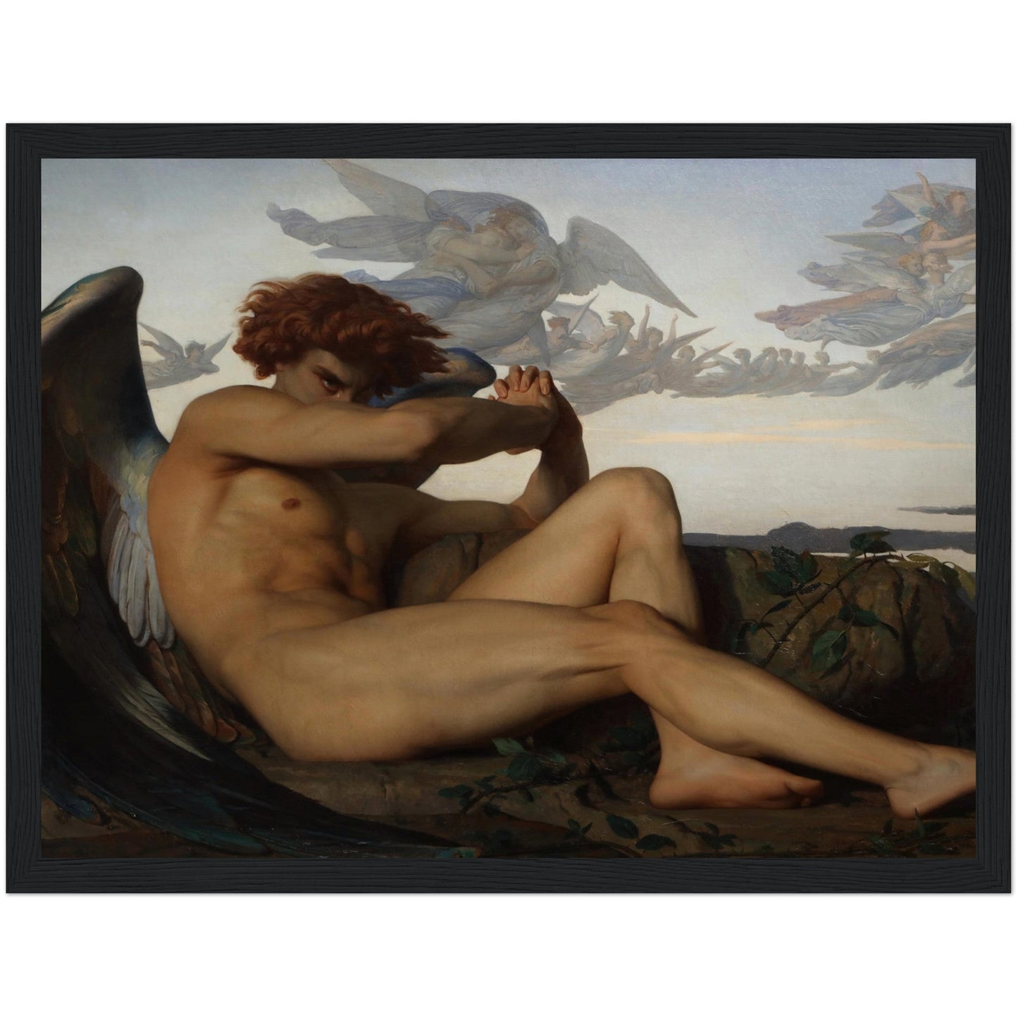 The Fallen Angel by Alexandre Cabanel (1868) - Print Material - Master's Gaze