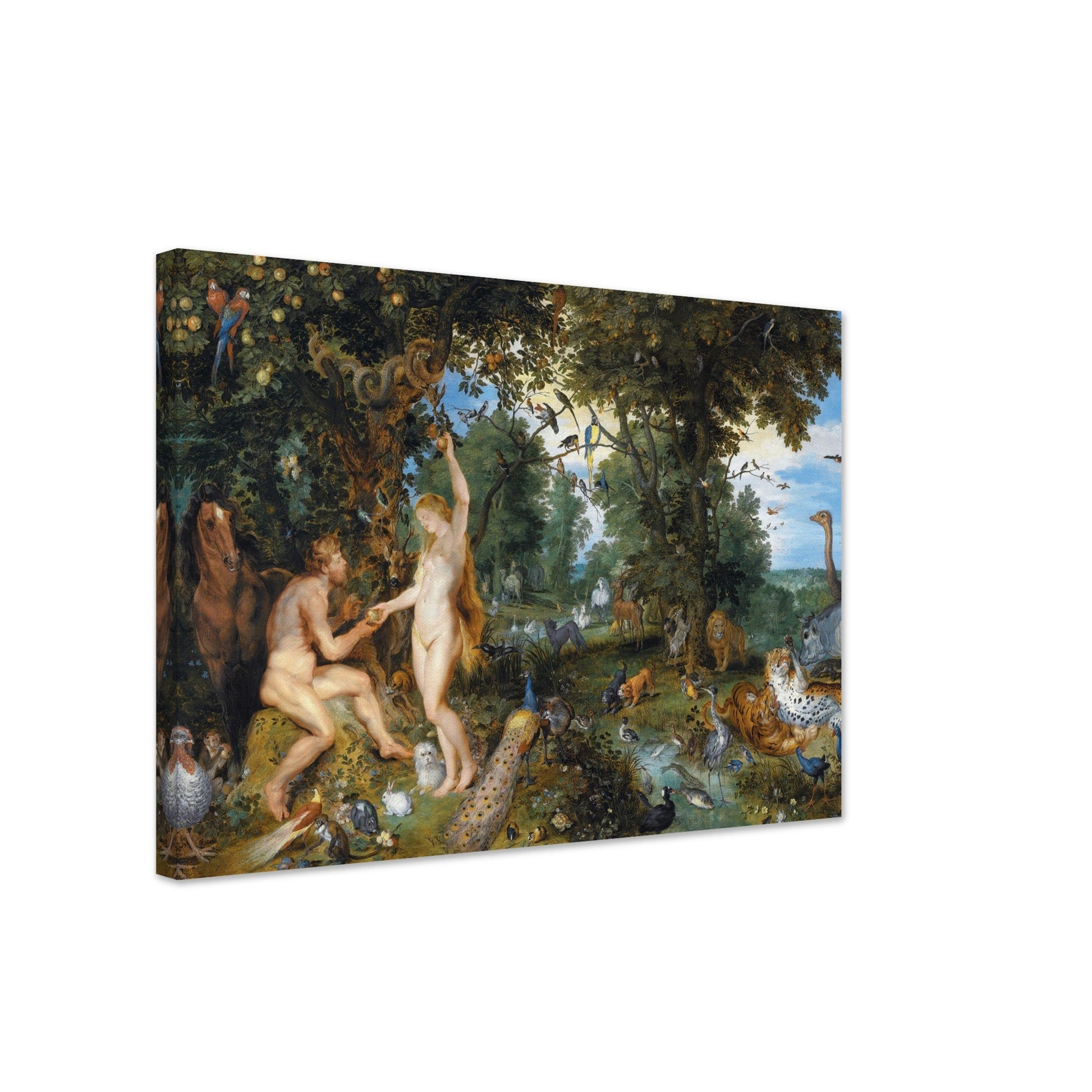 The Garden of Eden with the Fall of Man (c. 1615) by Pieter Paul Rubens - Print Material - Master's Gaze