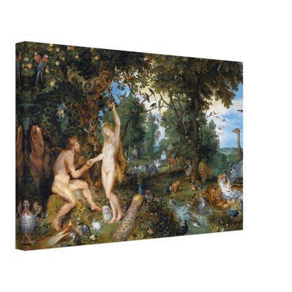 The Garden of Eden with the Fall of Man (c. 1615) by Pieter Paul Rubens - Print Material - Master's Gaze