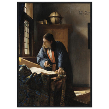 The Geographer (1669) by Johannes Vermeer - Print Material - Master's Gaze