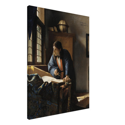 The Geographer (1669) by Johannes Vermeer - Print Material - Master's Gaze