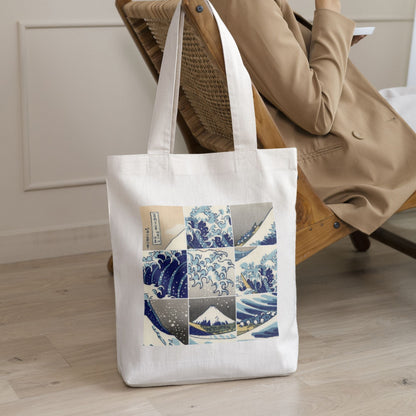 The Great Wave by Hokusai, Art Tote Bag Collection - Print Material - Master's Gaze