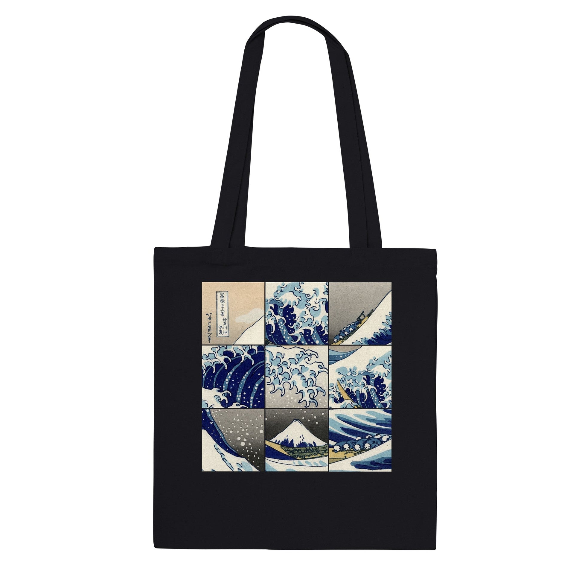 The Great Wave by Hokusai, Art Tote Bag Collection - Print Material - Master's Gaze