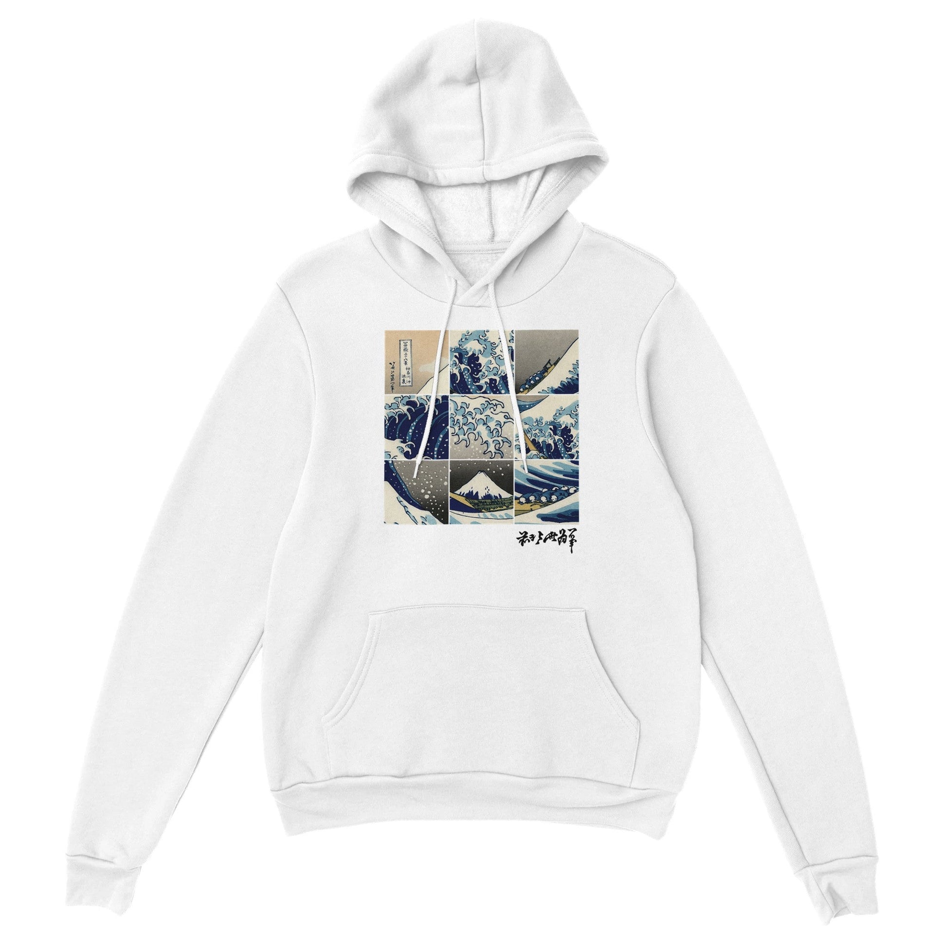 The Great Wave by Hokusai, Hoodie Art Apparel Collection - Print Material - Master's Gaze