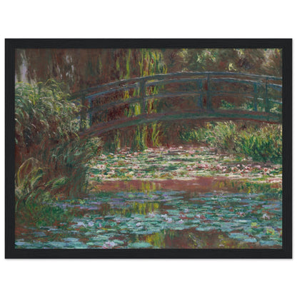 The Japanese Footbridge and the Water Lily Pool, Giverny (1899) by Claude Monet - Print Material - Master's Gaze