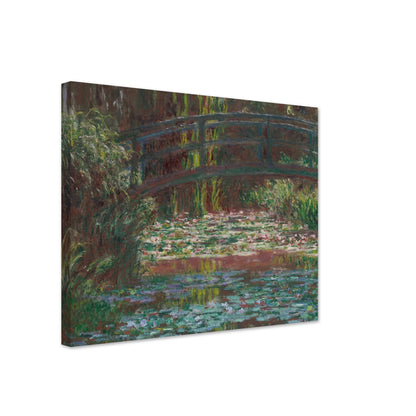 The Japanese Footbridge and the Water Lily Pool, Giverny (1899) by Claude Monet - Print Material - Master's Gaze