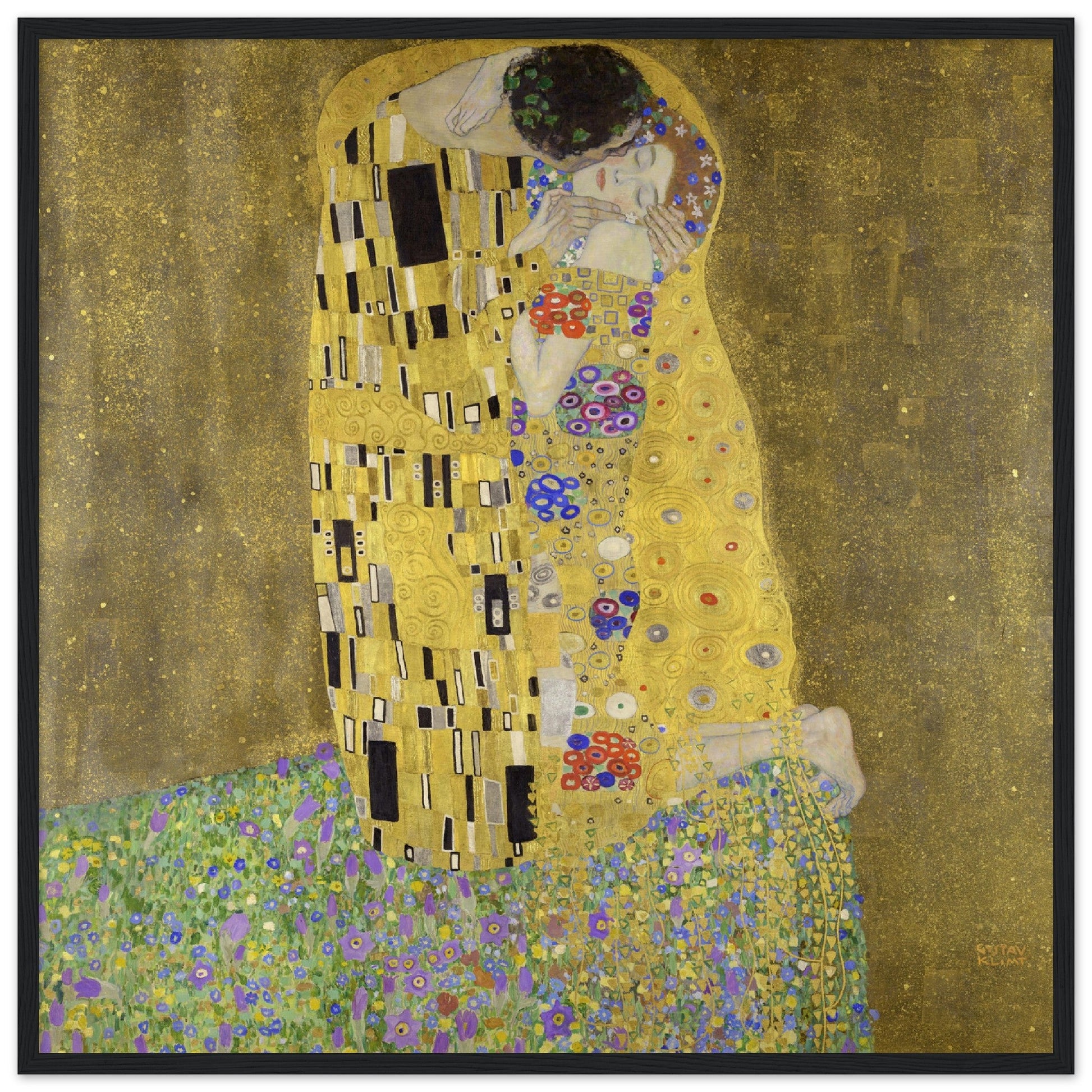 The kiss (lovers) (1908) by Gustav Klimt - Print Material - Master's Gaze