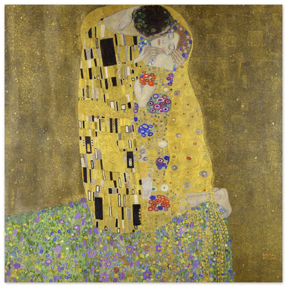 The kiss (lovers) (1908) by Gustav Klimt - Print Material - Master's Gaze