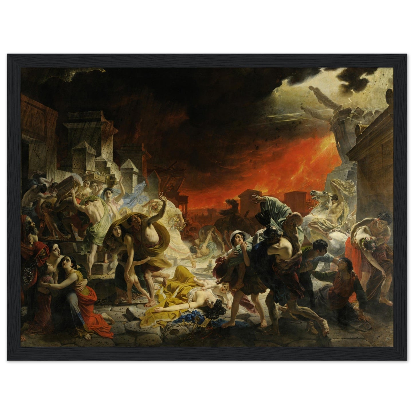 The Last Day of Pompeii (1830–1833) by Karl Bryullov - Print Material - Master's Gaze