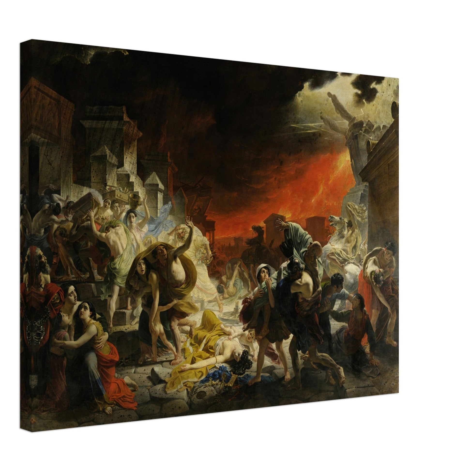 The Last Day of Pompeii (1830–1833) by Karl Bryullov - Print Material - Master's Gaze