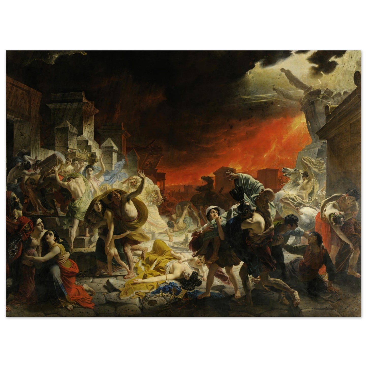 The Last Day of Pompeii (1830–1833) by Karl Bryullov - Print Material - Master's Gaze