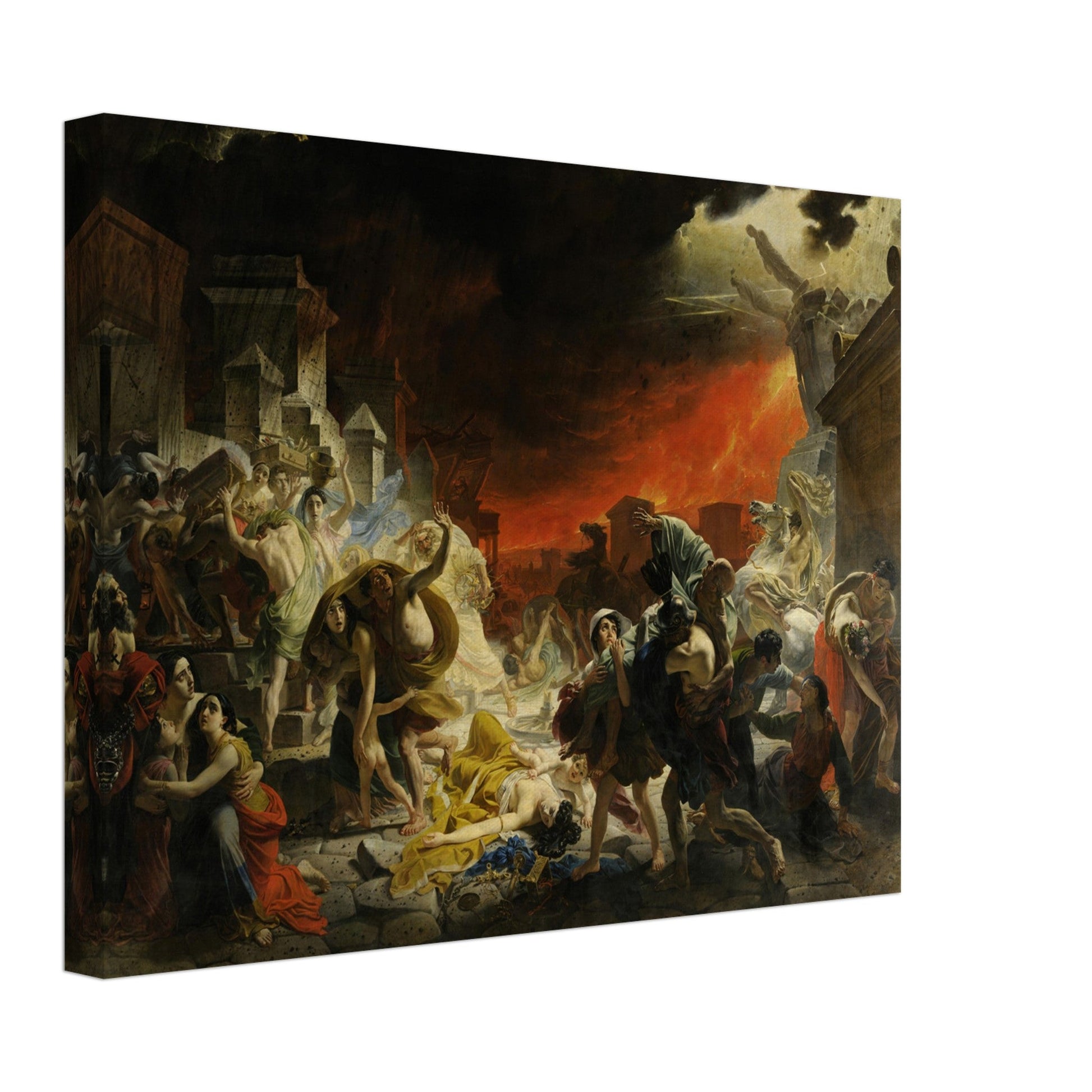 The Last Day of Pompeii (1830–1833) by Karl Bryullov - Print Material - Master's Gaze