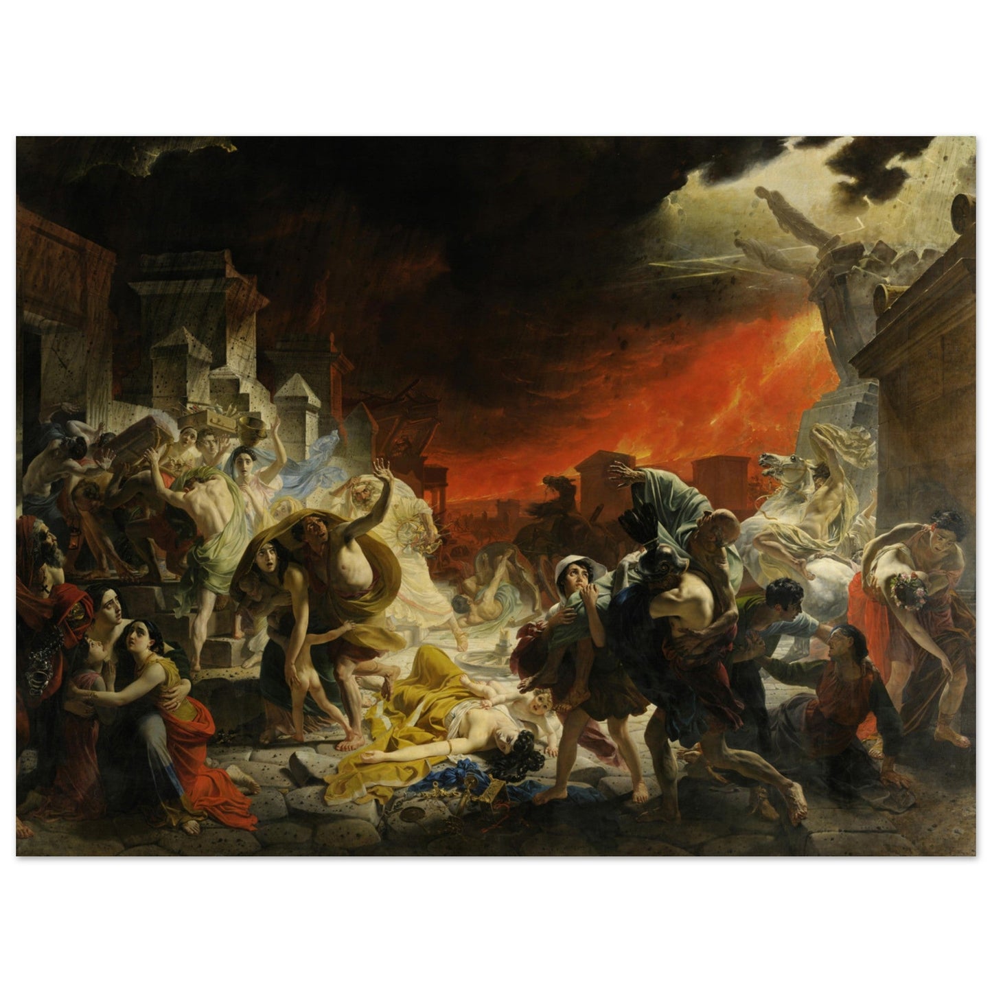 The Last Day of Pompeii (1830–1833) by Karl Bryullov - Print Material - Master's Gaze