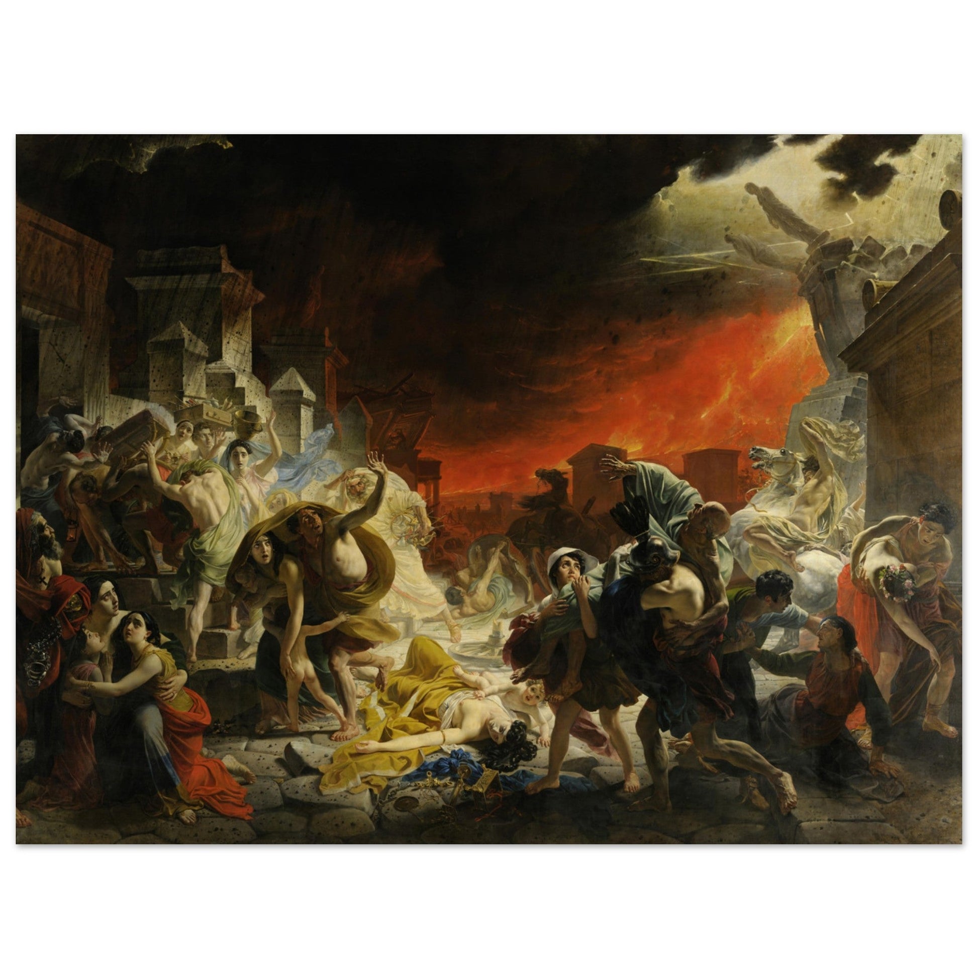 The Last Day of Pompeii (1830–1833) by Karl Bryullov - Print Material - Master's Gaze