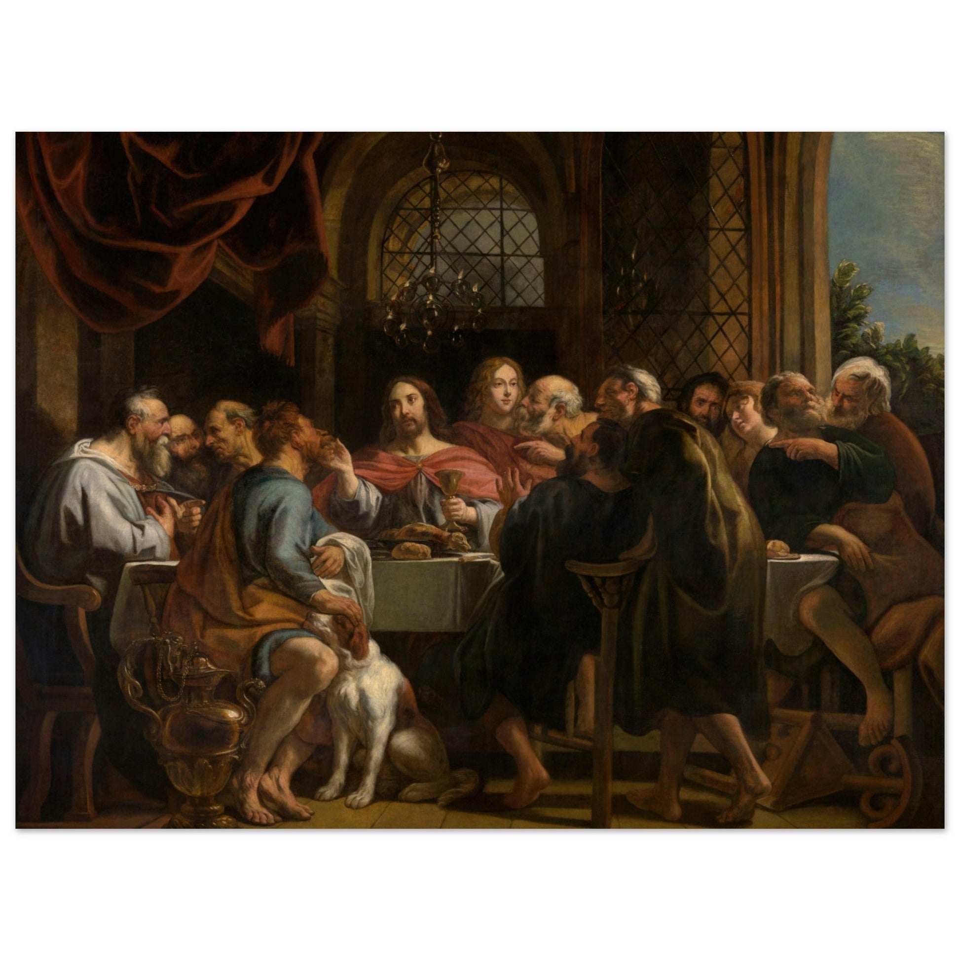 The Last Supper (1654-1655) by Pieter Paul Rubens - Print Material - Master's Gaze