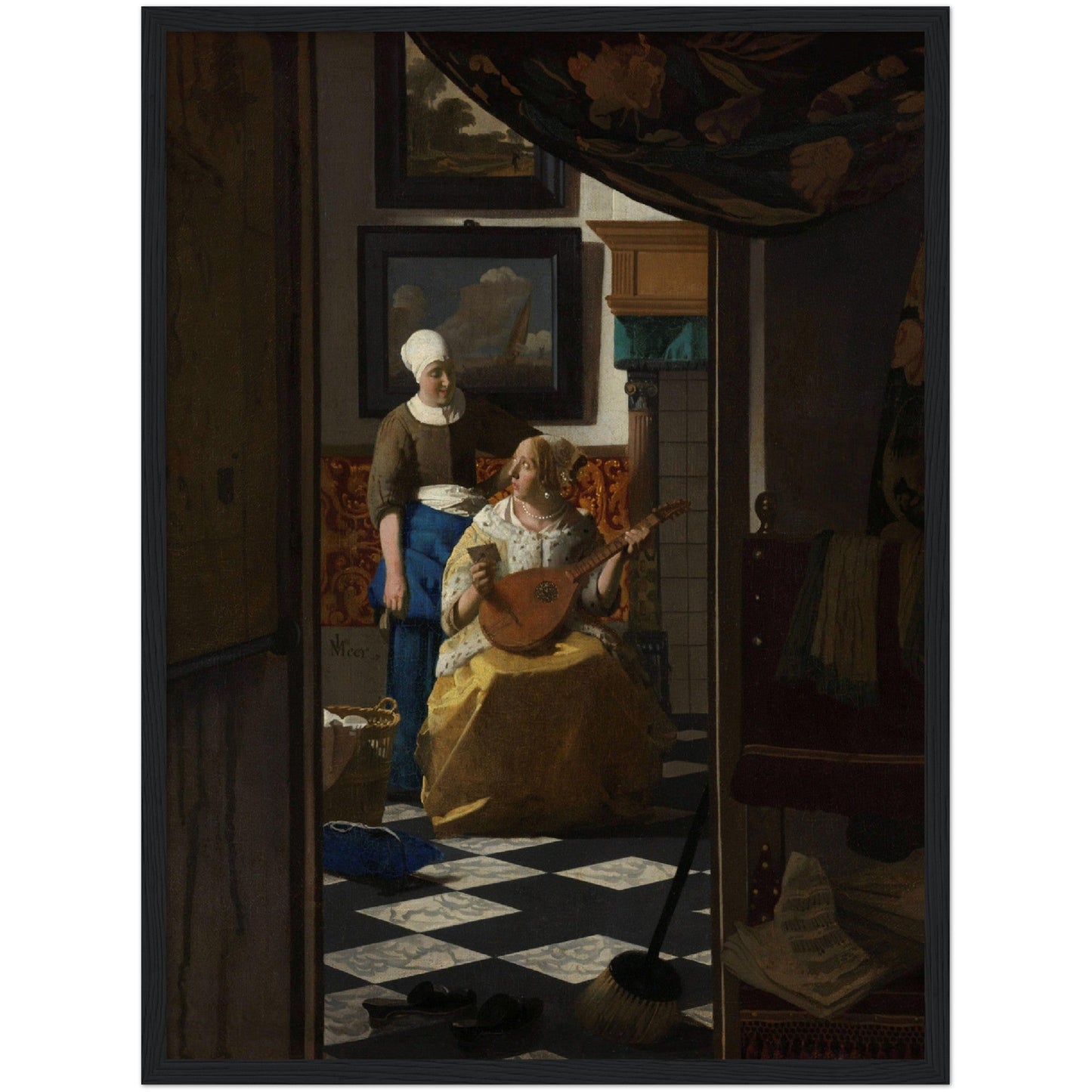 The Love Letter - Johannes Vermeer - Print Material - Master's Gaze