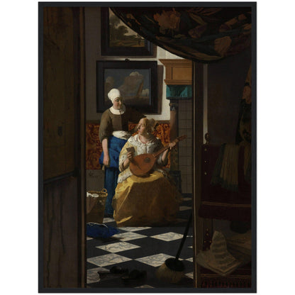 The Love Letter - Johannes Vermeer - Print Material - Master's Gaze