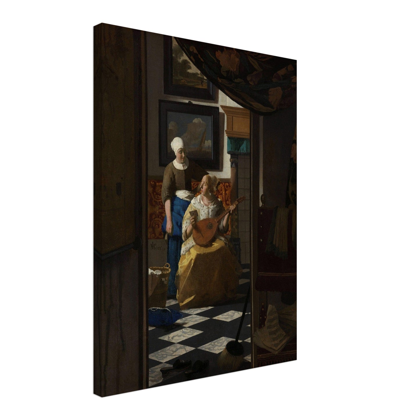 The Love Letter - Johannes Vermeer - Print Material - Master's Gaze