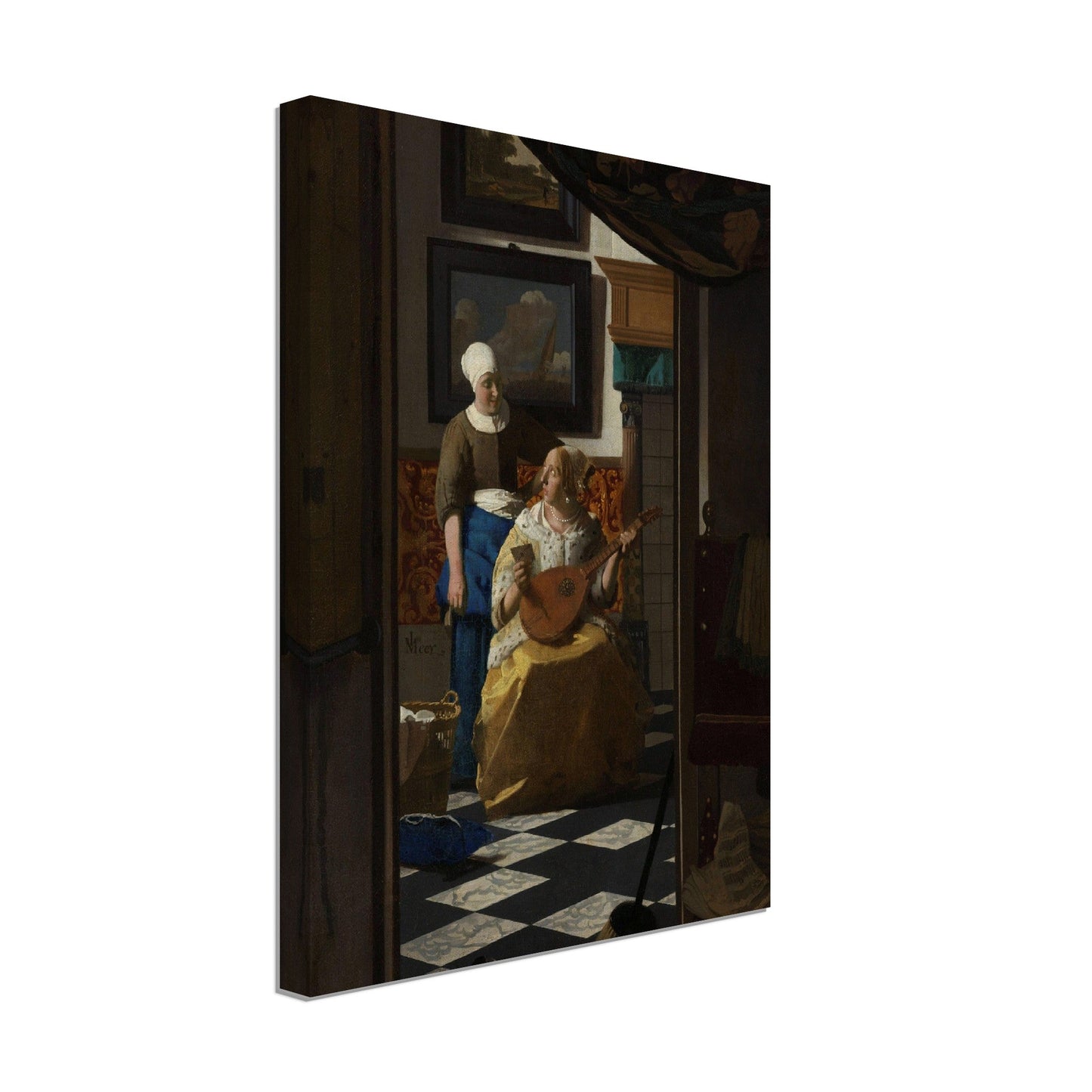 The Love Letter - Johannes Vermeer - Print Material - Master's Gaze