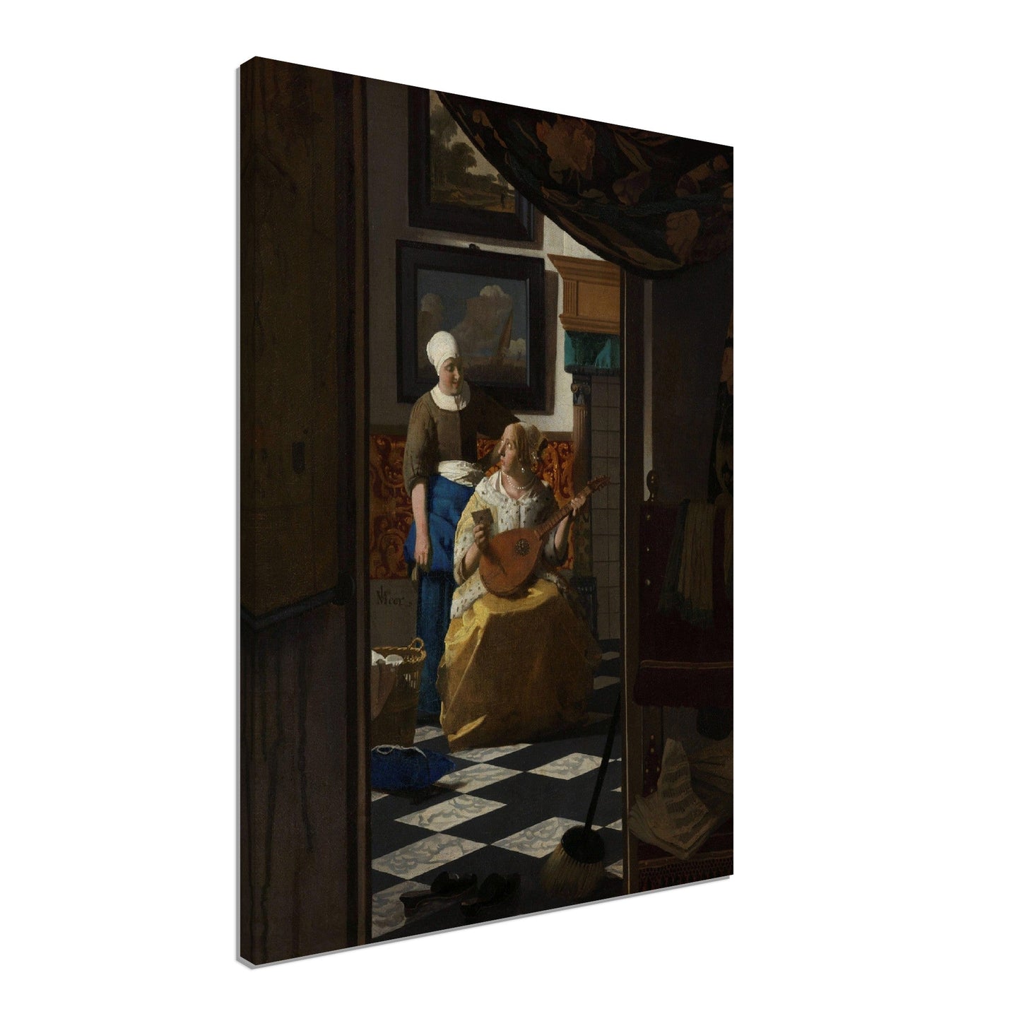 The Love Letter - Johannes Vermeer - Print Material - Master's Gaze