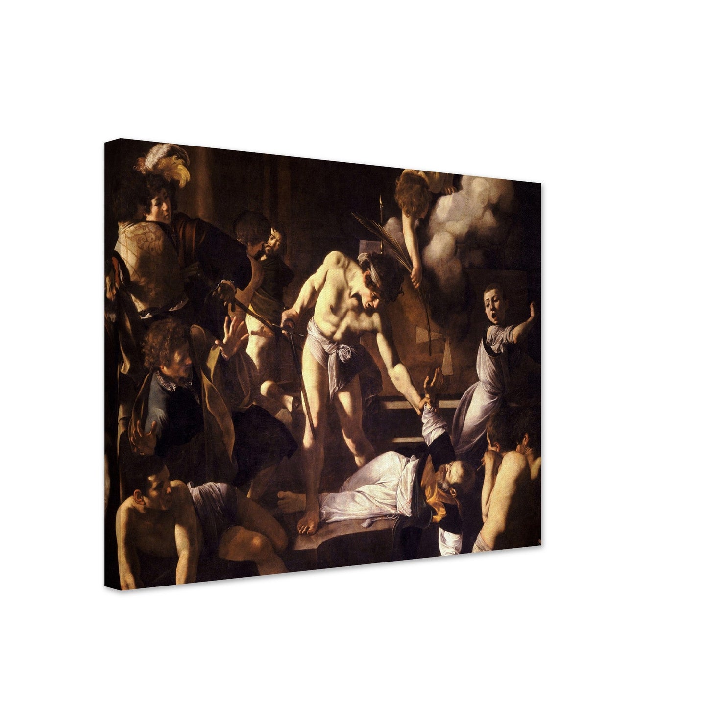 The Martyrdom of Saint Matthew (circa 1599–1600) by Caravaggio - Print Material - Master's Gaze