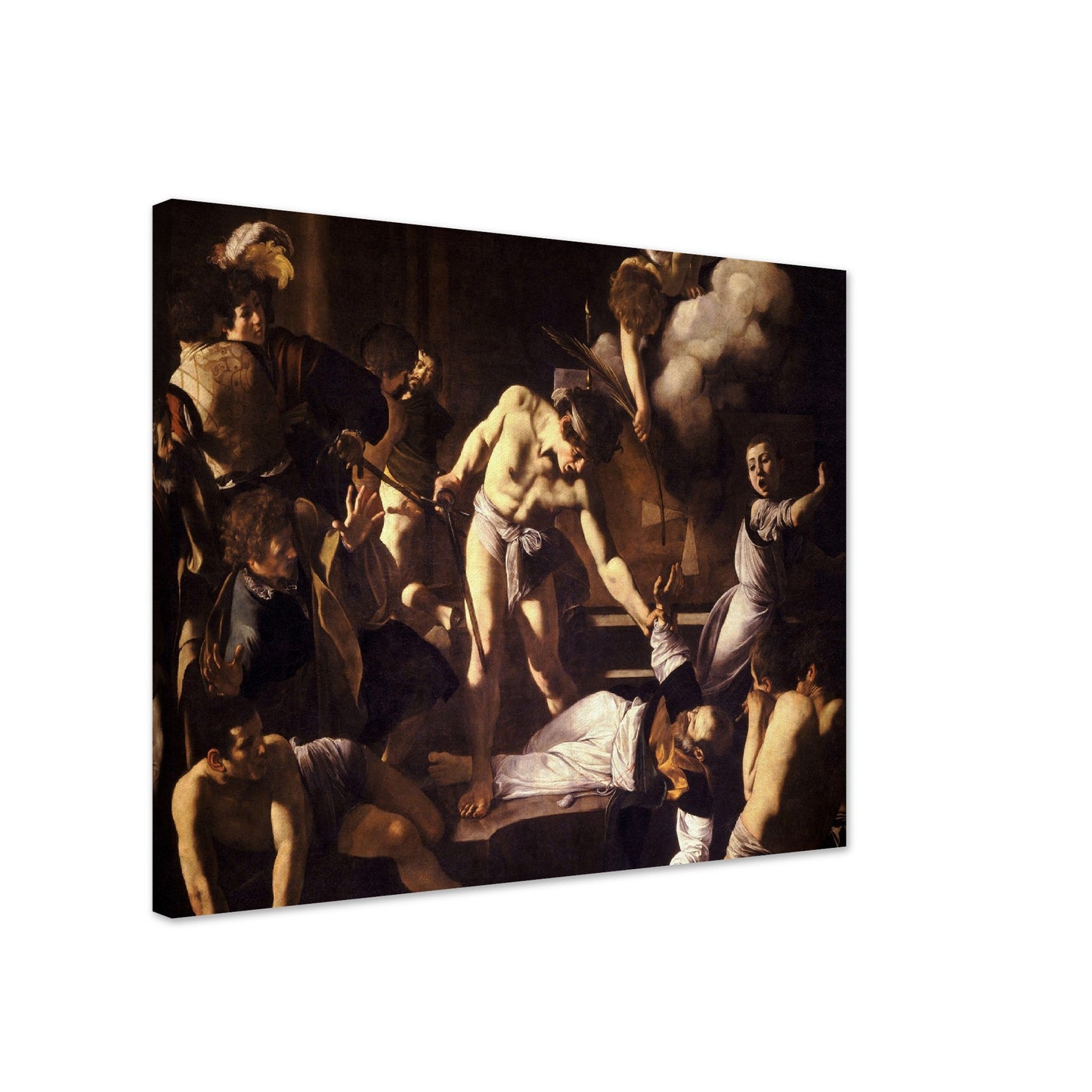 The Martyrdom of Saint Matthew (circa 1599–1600) by Caravaggio - Print Material - Master's Gaze