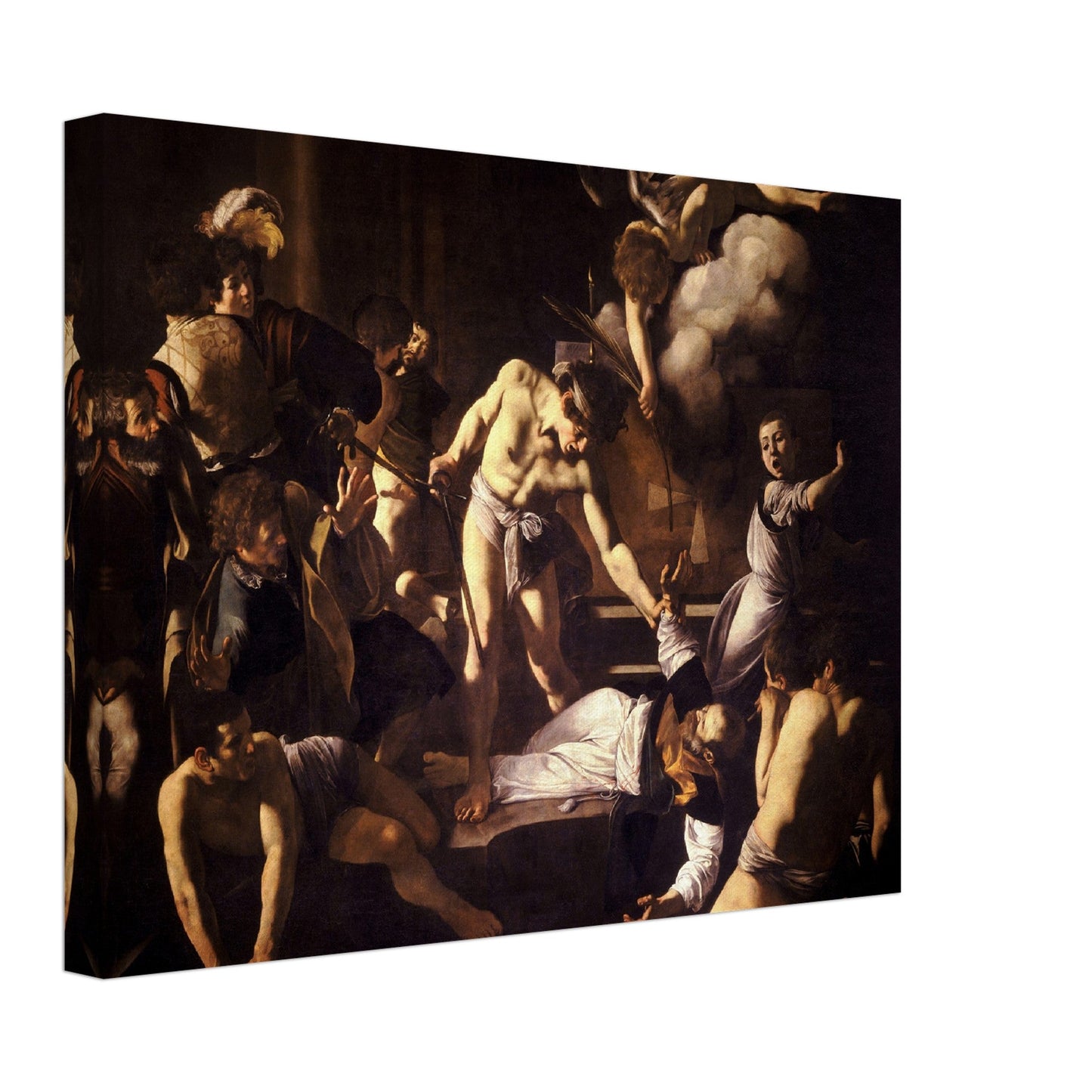 The Martyrdom of Saint Matthew (circa 1599–1600) by Caravaggio - Print Material - Master's Gaze