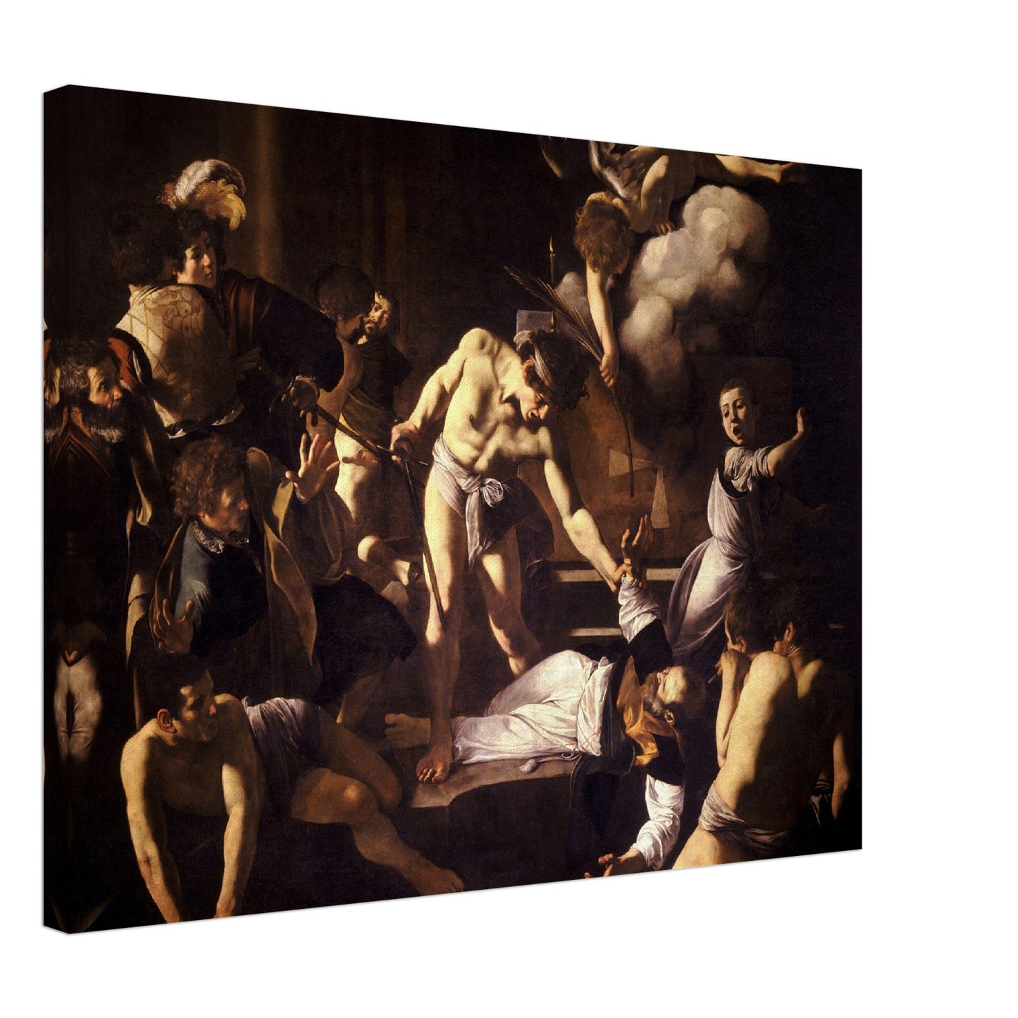 The Martyrdom of Saint Matthew (circa 1599–1600) by Caravaggio - Print Material - Master's Gaze