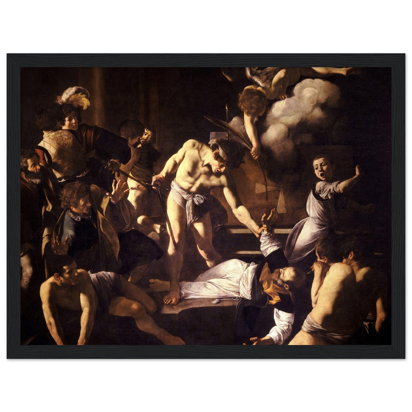 The Martyrdom of Saint Matthew (circa 1599–1600) by Caravaggio - Print Material - Master's Gaze