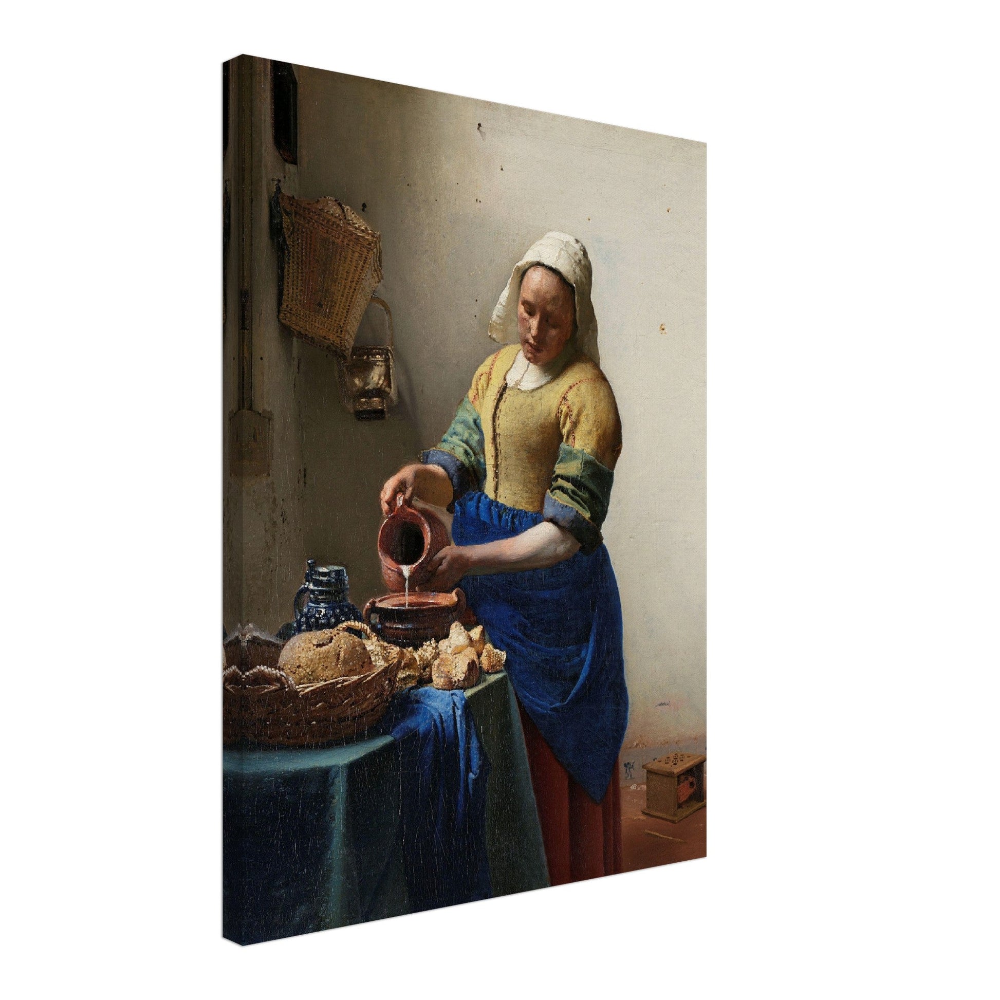 The Milkmaid (c. 1660) by Johannes Vermeer - Print Material - Master's Gaze