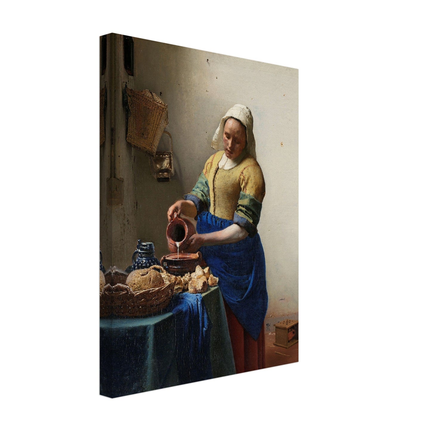 The Milkmaid (c. 1660) by Johannes Vermeer - Print Material - Master's Gaze