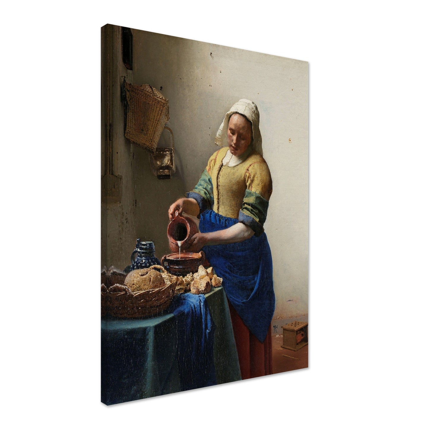 The Milkmaid (c. 1660) by Johannes Vermeer - Print Material - Master's Gaze