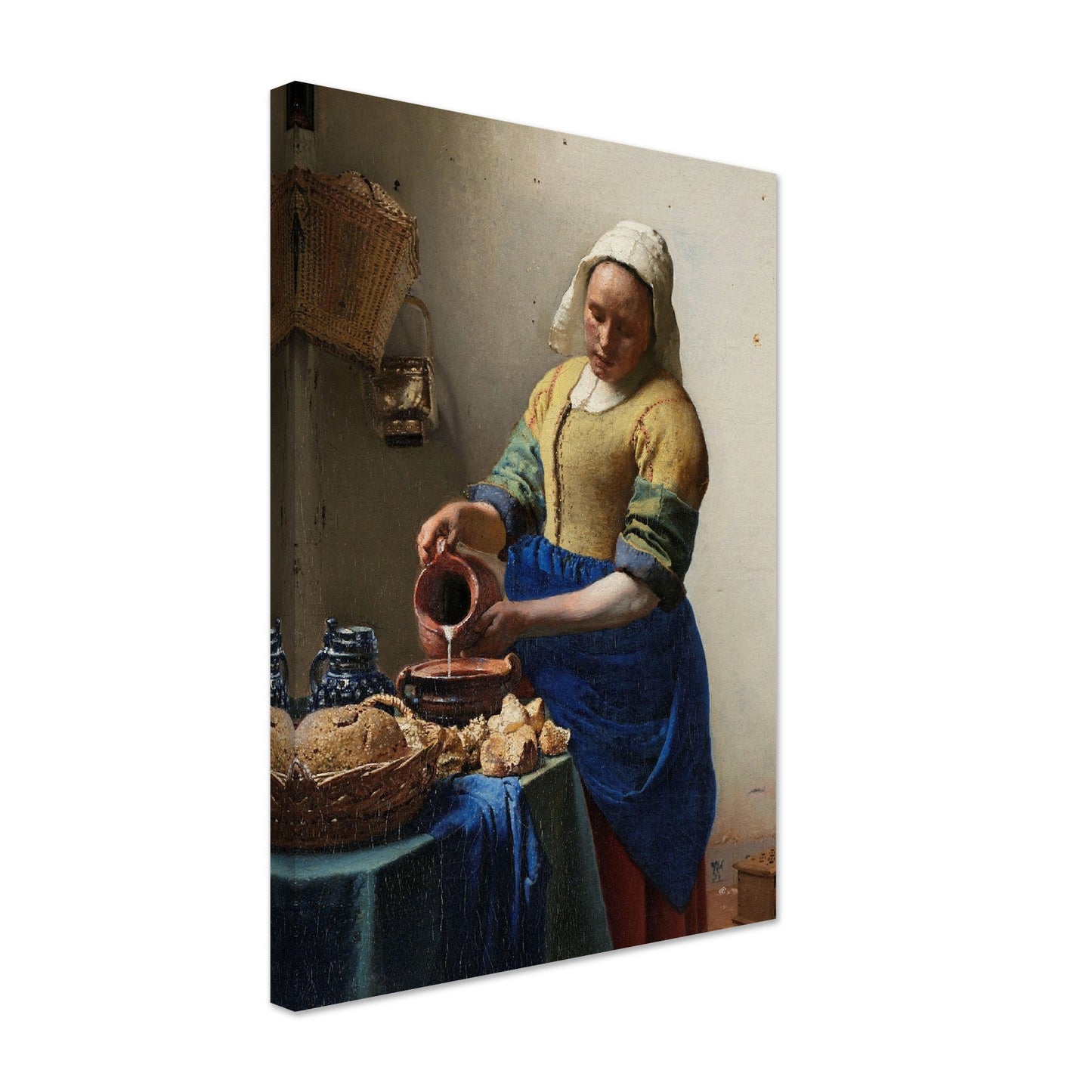 The Milkmaid (c. 1660) by Johannes Vermeer - Print Material - Master's Gaze