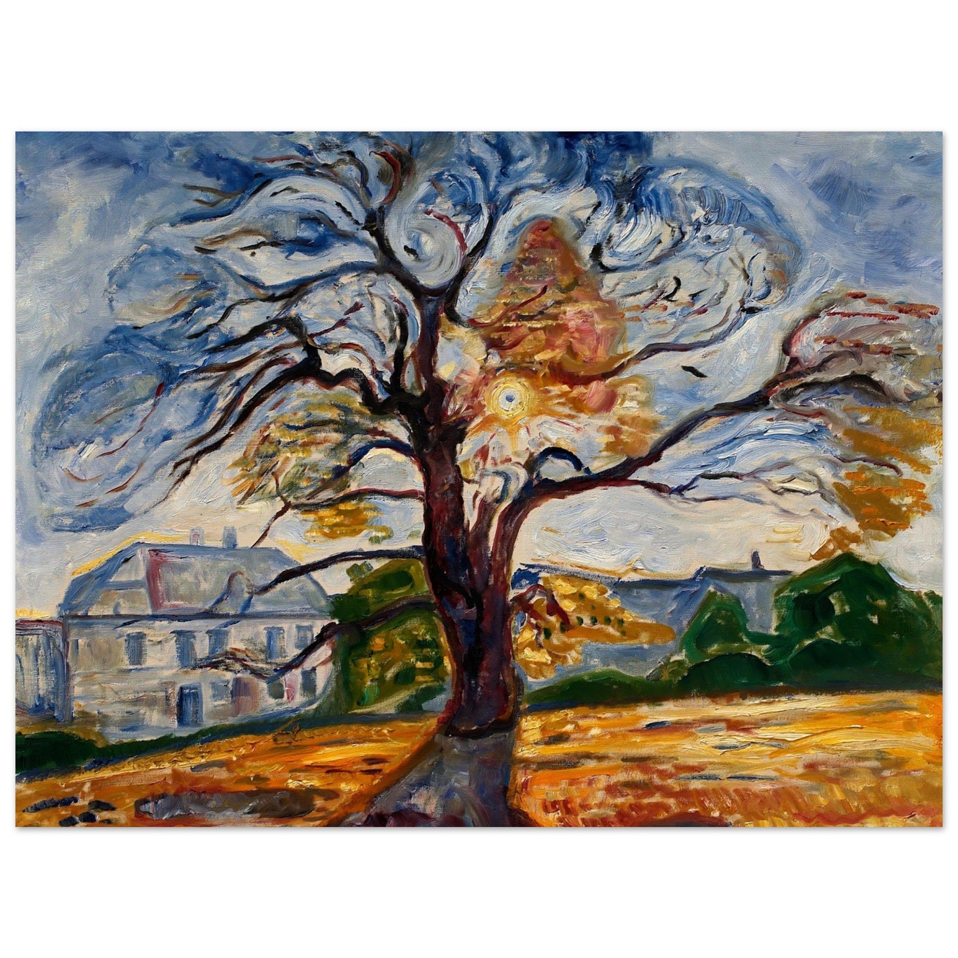 The Oak (1906) by Edvard Munch - Print Material - Master's Gaze